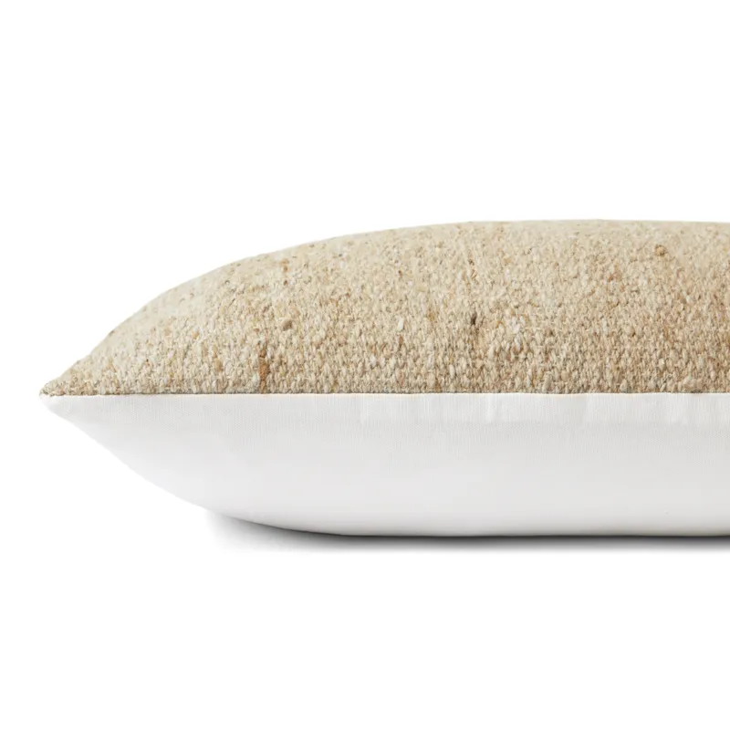 Pillows Beige Pillow (13\" X 35\" Cover Only)