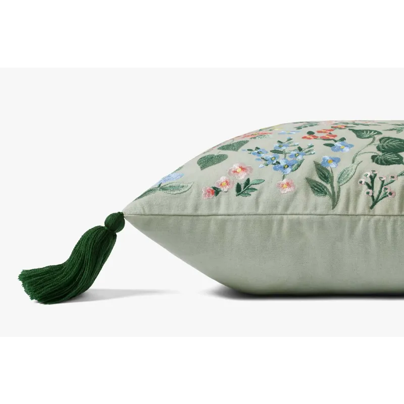 Loloi X Rifle Paper Co. 18\" X 18\", Down-Filled Pillow