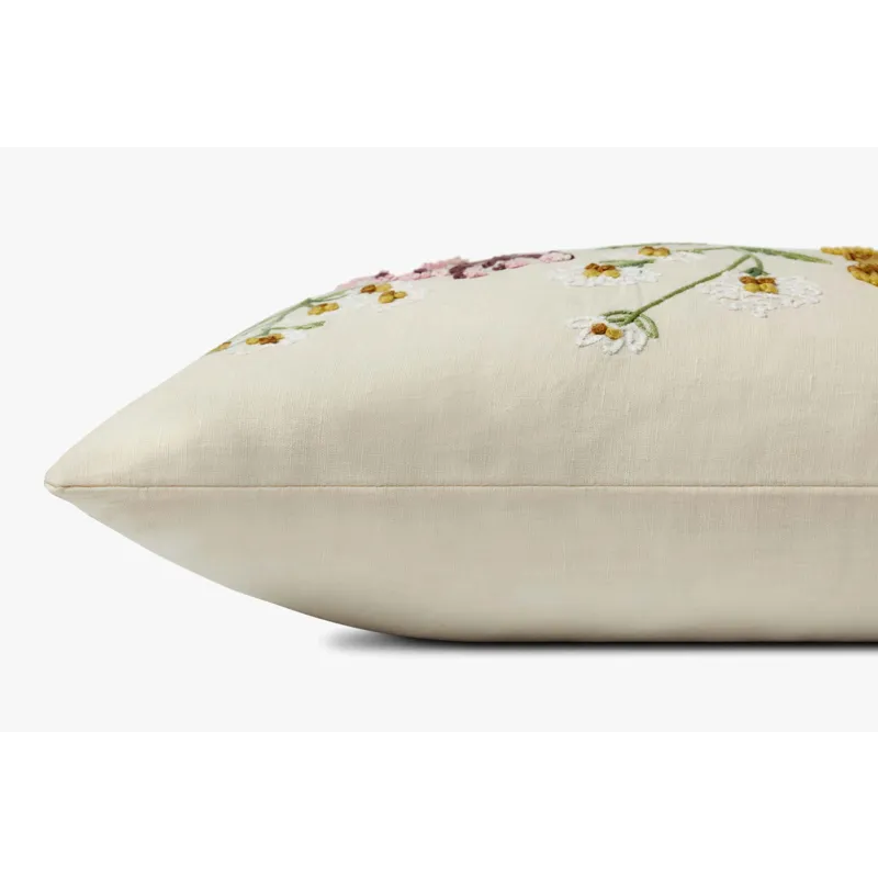 Loloi X Rifle Paper Co. 13\" X 35\", Down-Filled Pillow