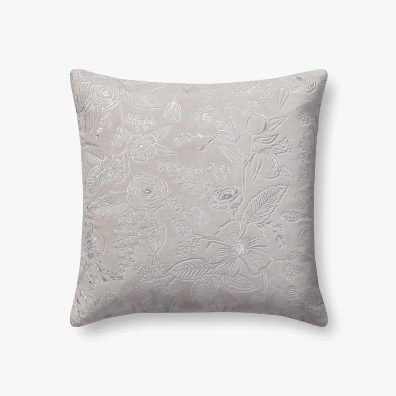 Loloi X Rifle Paper Co. 18\" X 18\", Down-Filled Pillow