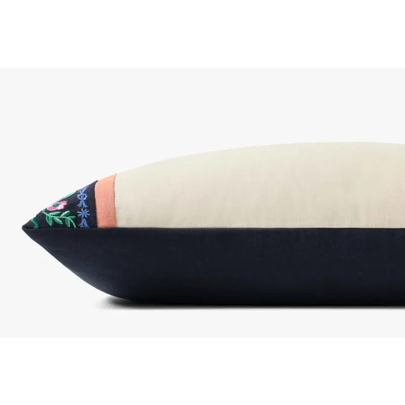 Loloi X Rifle Paper Co. 13\" X 21\", Down-Filled Pillow
