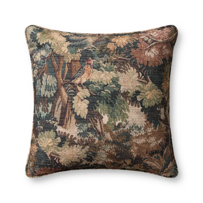 Loloi PLL0212 Green / Multi 13\" x 21\" Cover w/Poly Pillow