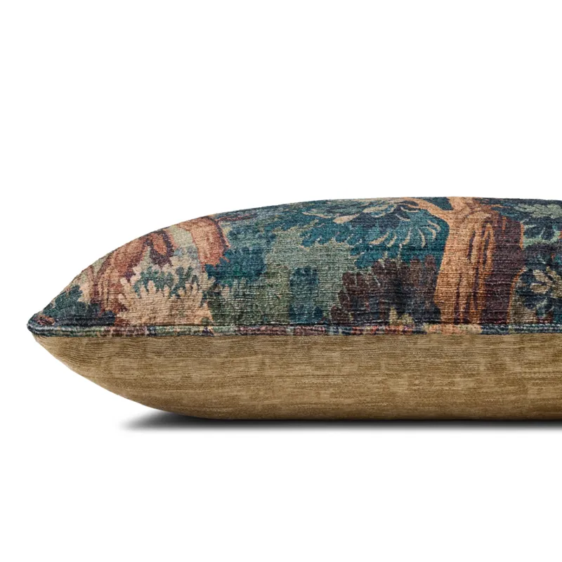 Loloi PLL0213 Green / Multi 1\'-0\" x 3\'-10\" Cover Only Pillow