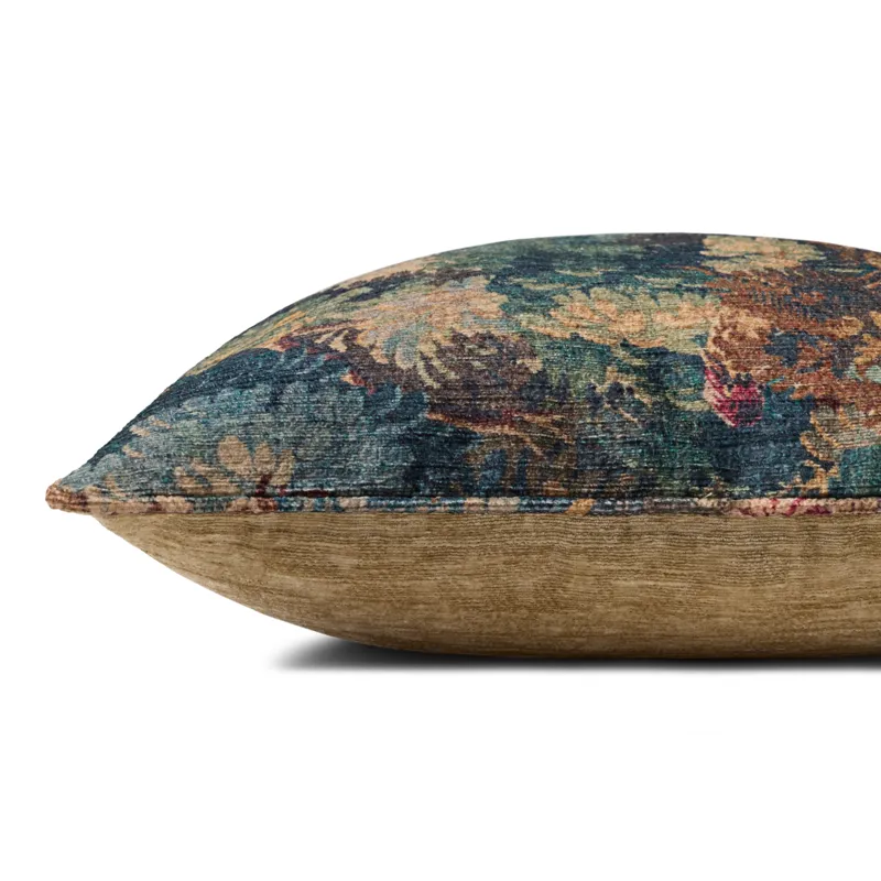 Loloi PLL0215 Green / Multi 20\" x 20\" Cover Only Pillow