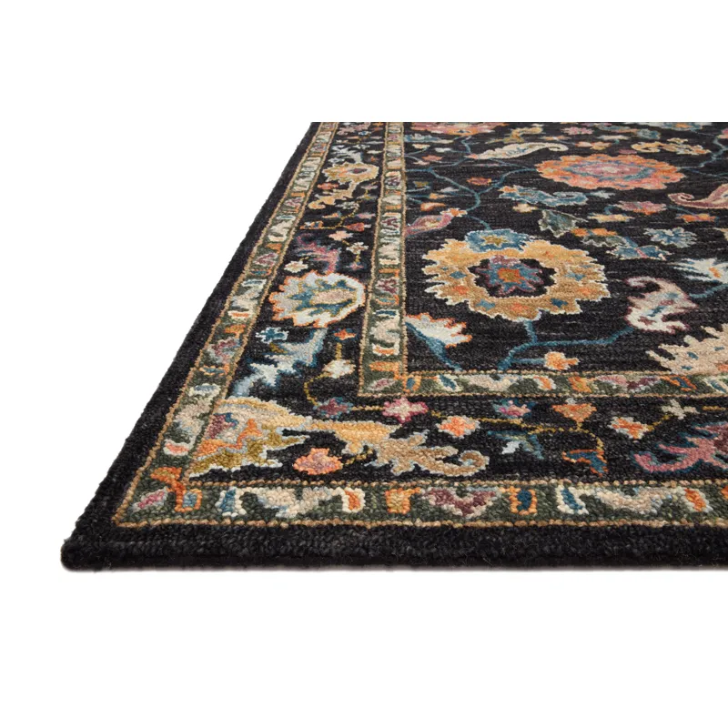 Padma Black / Multi Rug (2' 0" X 5' 0")