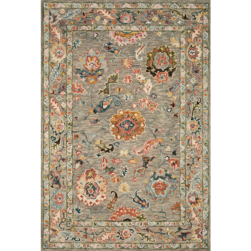 Padma Grey / Multi Rug (2' 0" X 5' 0")