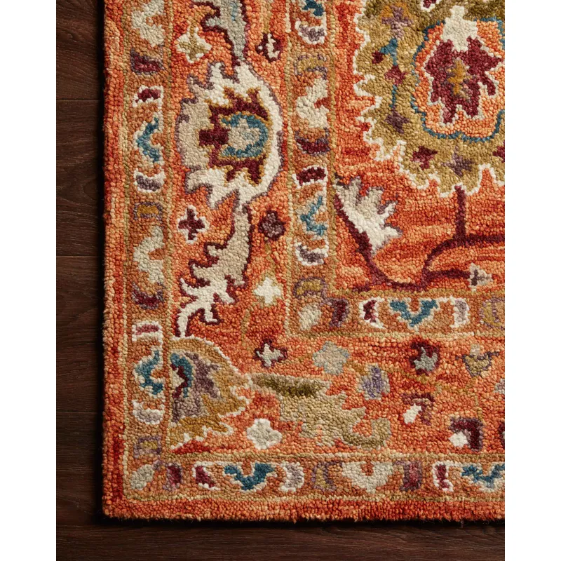Padma Orange / Multi Rug (7' 9" X 9' 9")