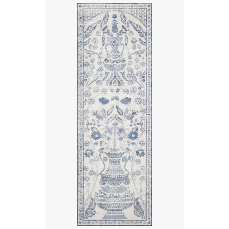 Loloi X Rifle Paper Co. Palais 2\'-6\" X 7\'-6\" Rug