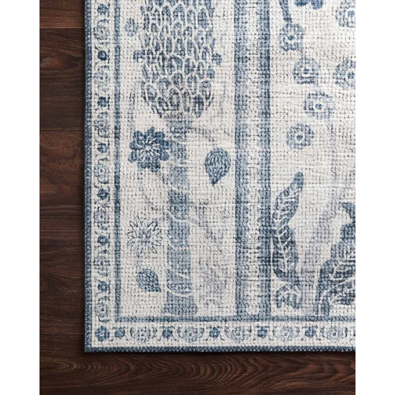 Loloi X Rifle Paper Co. Palais 2\'-6\" X 7\'-6\" Rug