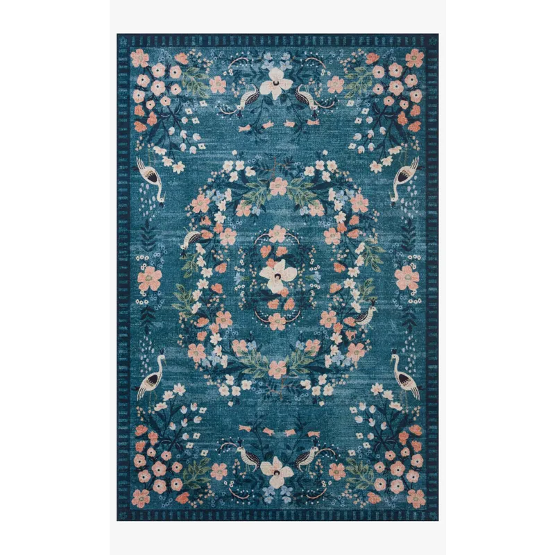 Loloi X Rifle Paper Co. Palais 7\'-6\" X 9\'-6\" Rug