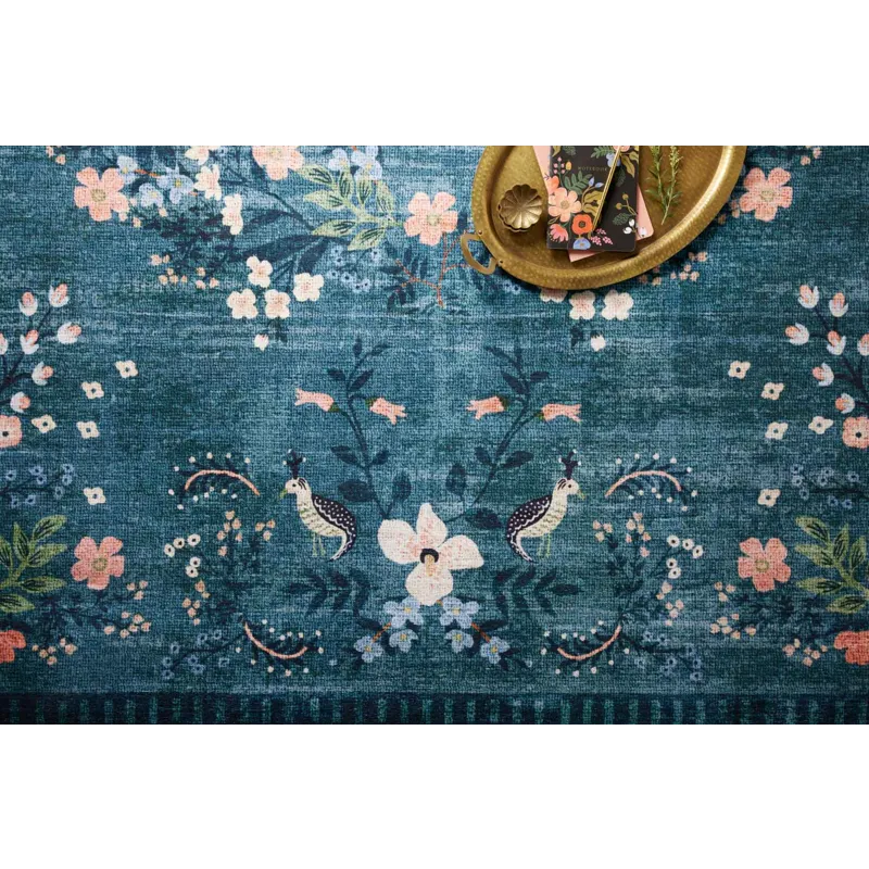 Loloi X Rifle Paper Co. Palais 7\'-6\" X 9\'-6\" Rug