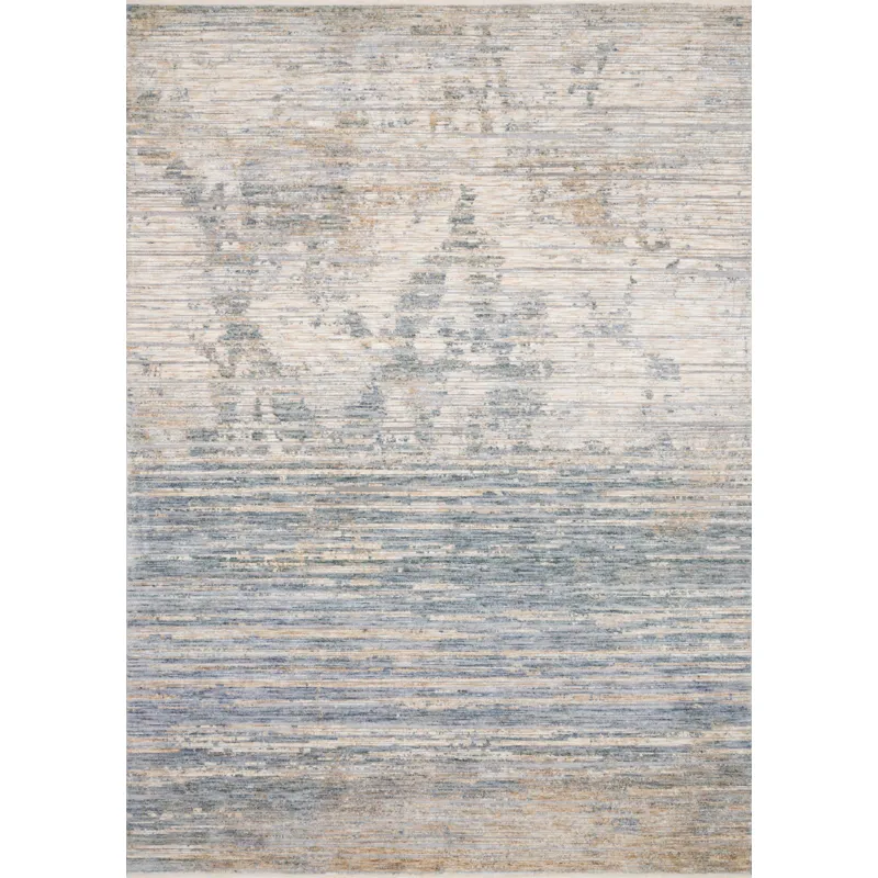 Pandora Ivory / Blue Rug (2' 6" X 12' 0")