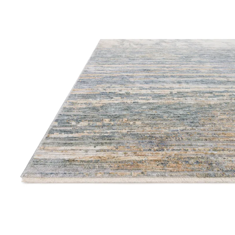 Pandora Ivory / Blue Rug (2' 6" X 12' 0")
