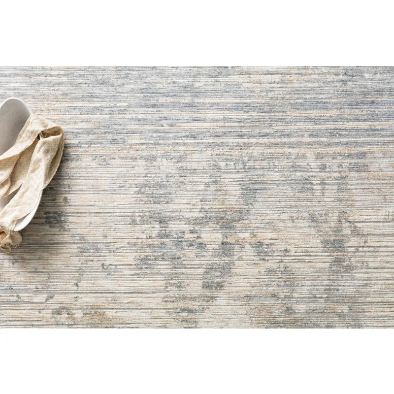 Pandora Ivory / Blue Rug (2' 6" X 12' 0")