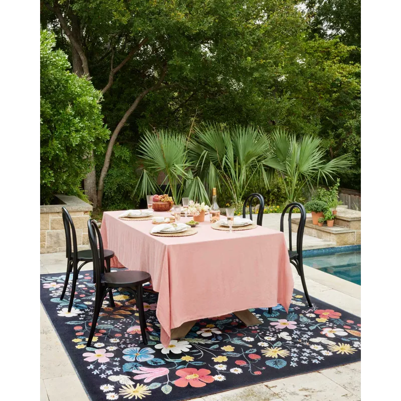 Loloi X Rifle Paper Co. Perennial 2\'-5\" X 3\'-11\" Rug