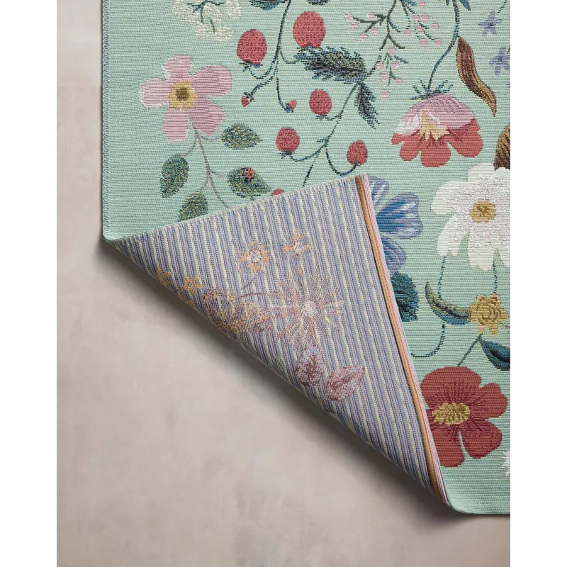 Loloi X Rifle Paper Co. Perennial 2\'-5\" X 7\'-8\" Rug
