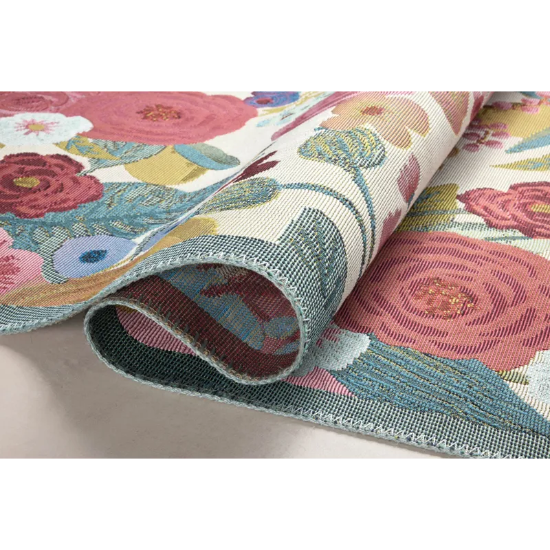 Loloi X Rifle Paper Co. Perennial 5\'-3\" X 7\'-8\" Rug