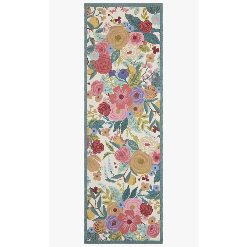 Loloi X Rifle Paper Co. Perennial 5\'-3\" X 7\'-8\" Rug