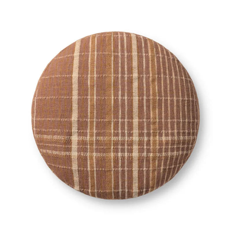 Loloi X Chris Loves Julia 36\"w X 36\"d X 17\"h Round Pouf