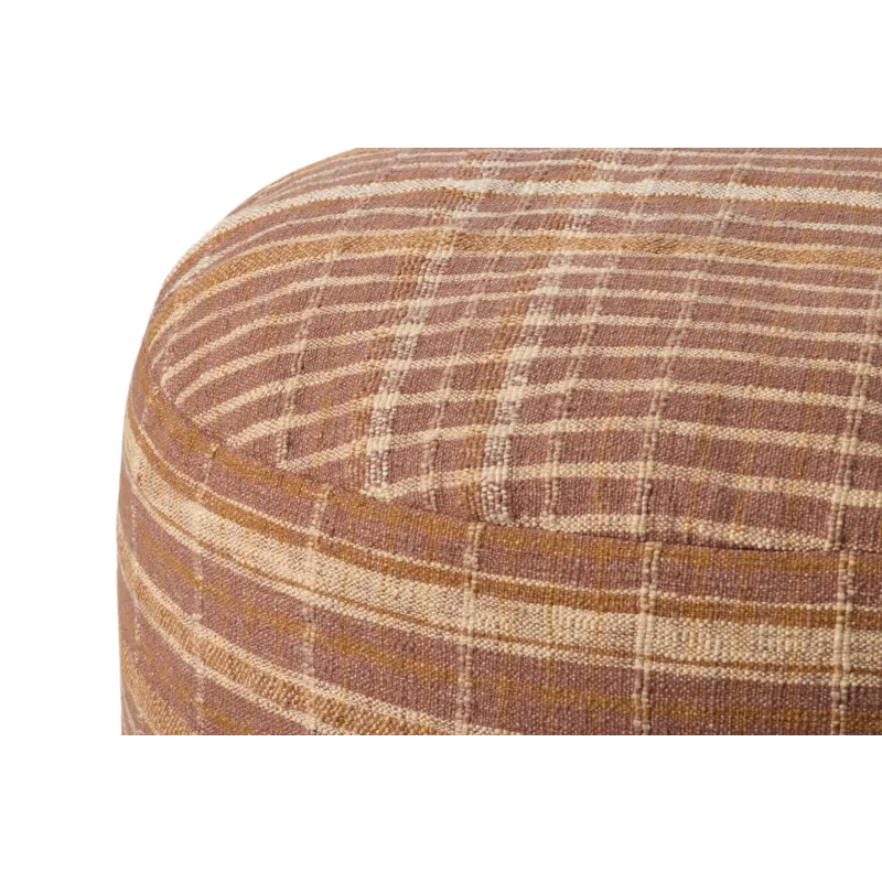 Loloi X Chris Loves Julia 36\"w X 36\"d X 17\"h Round Pouf
