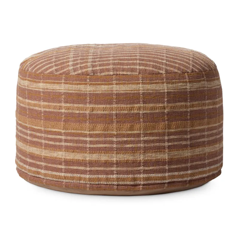 Loloi X Chris Loves Julia 36\"w X 36\"d X 17\"h Round Pouf
