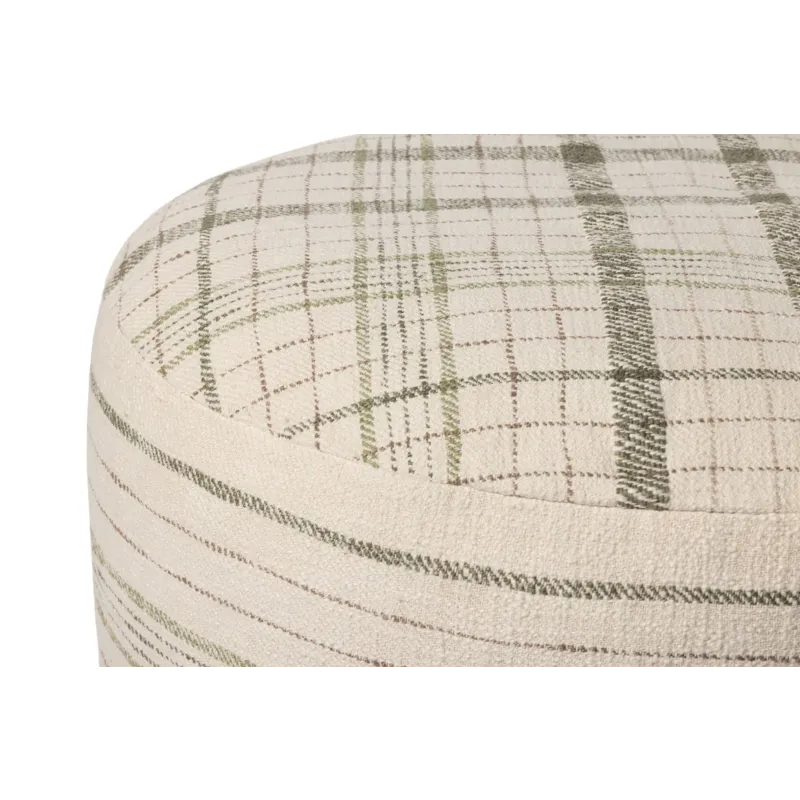 Loloi X Chris Loves Julia 36\"w X 36\"d X 17\"h Round Pouf
