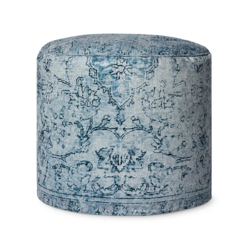 Loloi LPF559 Slate 18x 18 x 20 Pouf