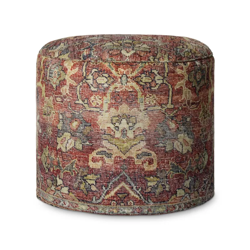 Loloi LPFLAY2 Spice 18x 18 x 20 Pouf