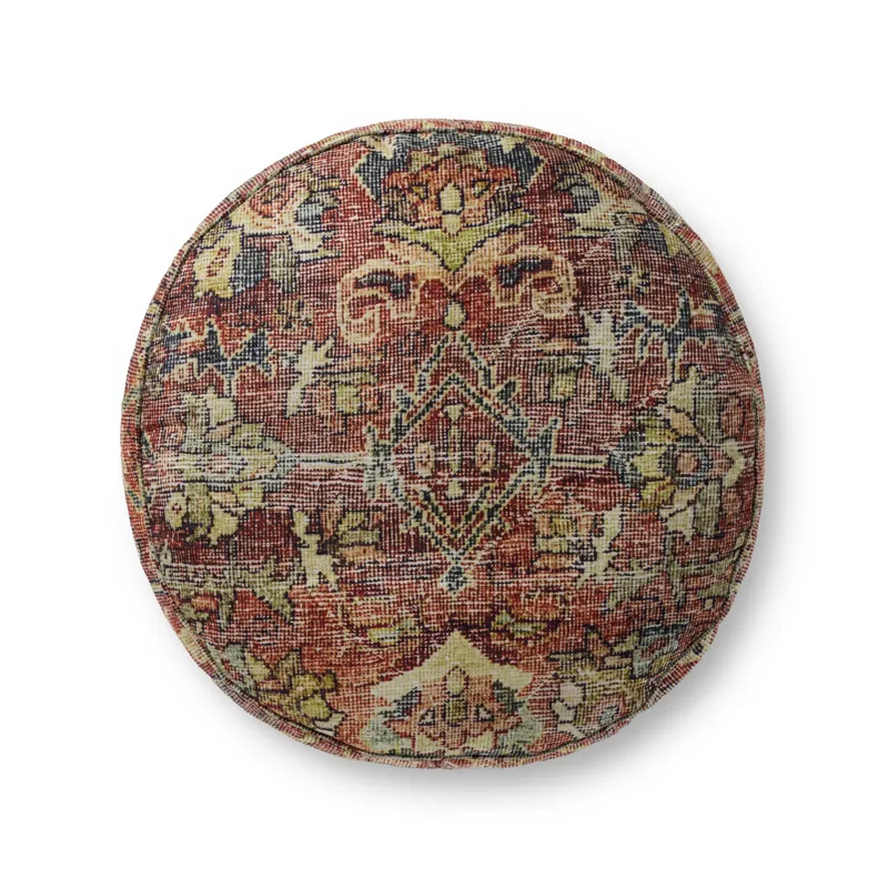 Loloi LPFLAY2 Spice 18x 18 x 20 Pouf