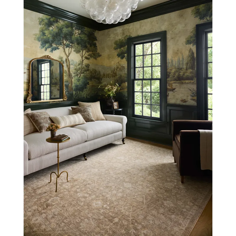 Chris Loves Julia x Loloi Palma Bark / Natural 2\'-3\" x 3\'-10\" Rug