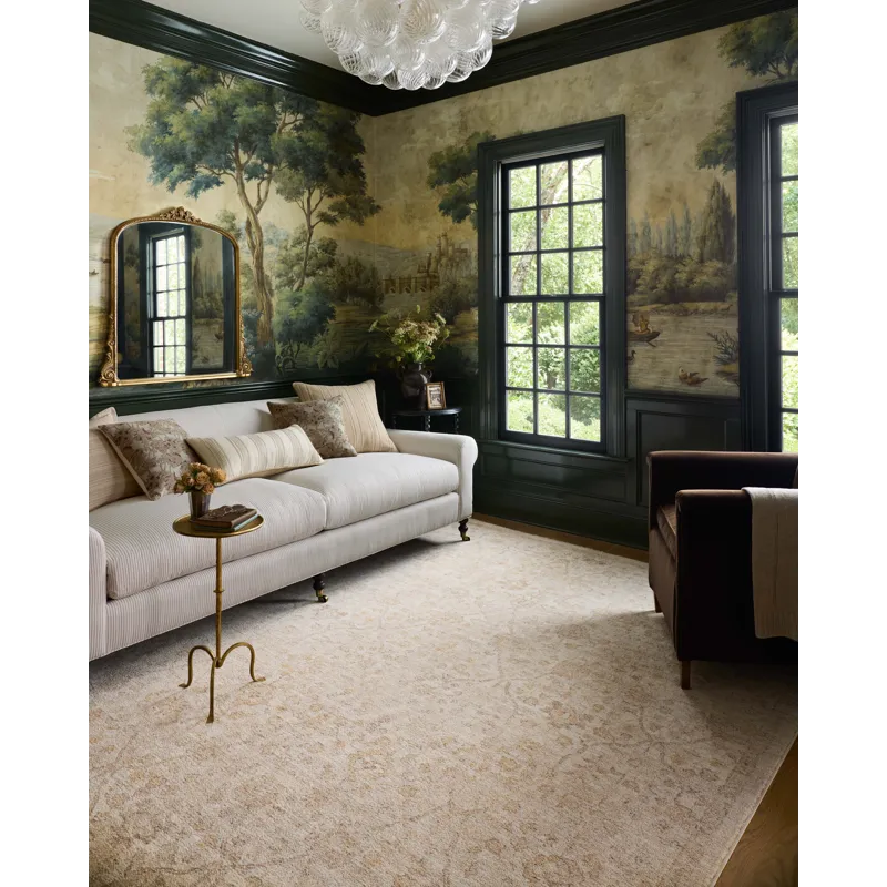 Chris Loves Julia x Loloi Palma Ivory / Sand 9\'-6\" x 13\'-1\" Rug