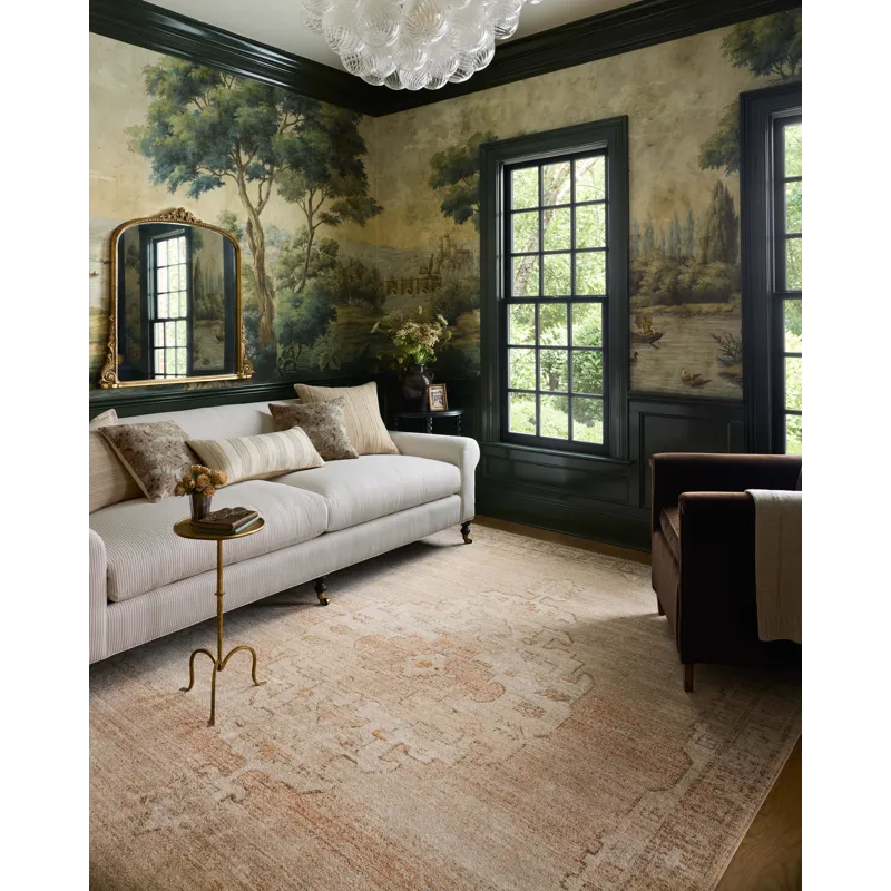 Chris Loves Julia x Loloi Palma Spice / Natural 9\'-6\" x 13\'-1\" Rug