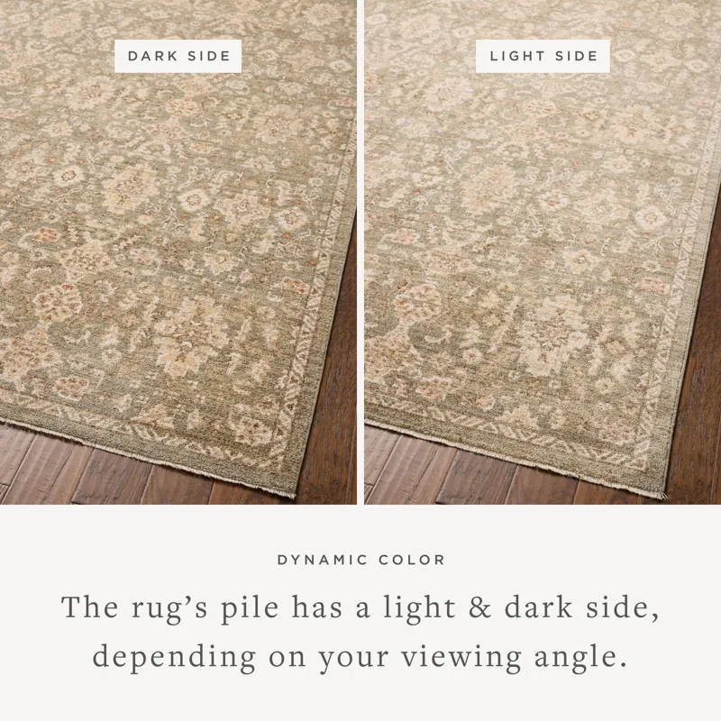 Chris Loves Julia x Loloi Palma Lagoon / Natural 3\'-6\" x 5\'-6\" Rug