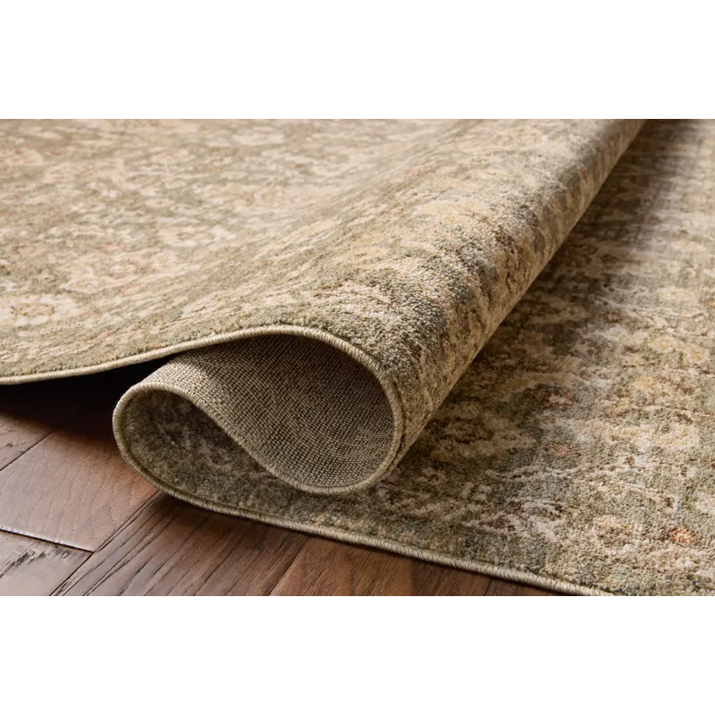 Chris Loves Julia x Loloi Palma Lagoon / Natural 3\'-6\" x 5\'-6\" Rug
