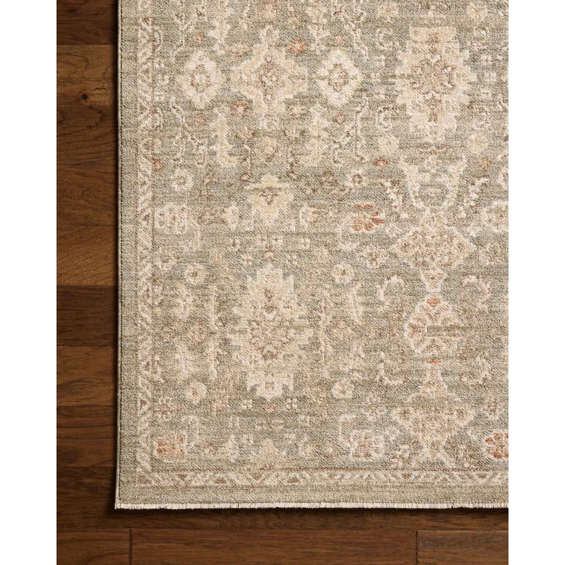 Chris Loves Julia x Loloi Palma Lagoon / Natural 3\'-6\" x 5\'-6\" Rug