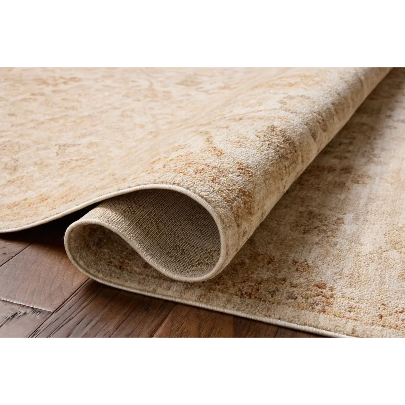 Chris Loves Julia x Loloi Palma Natural / Spice 3\'-6\" x 5\'-6\" Rug