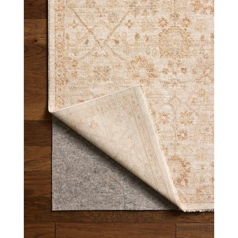 Chris Loves Julia x Loloi Palma Natural / Spice 3\'-6\" x 5\'-6\" Rug