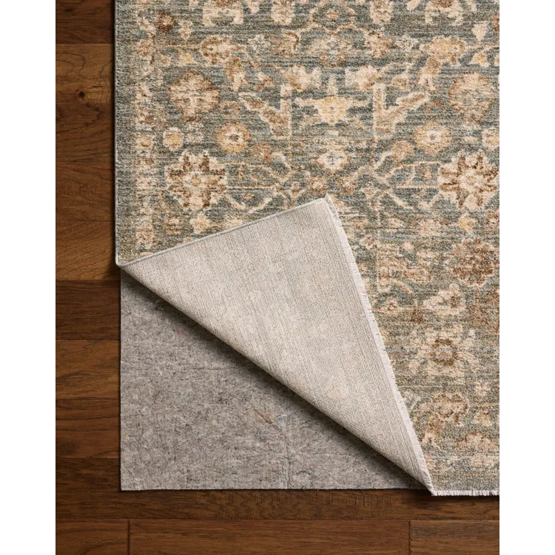 Chris Loves Julia x Loloi Palma Blue / Natural 2\'-3\" x 3\'-10\" Rug