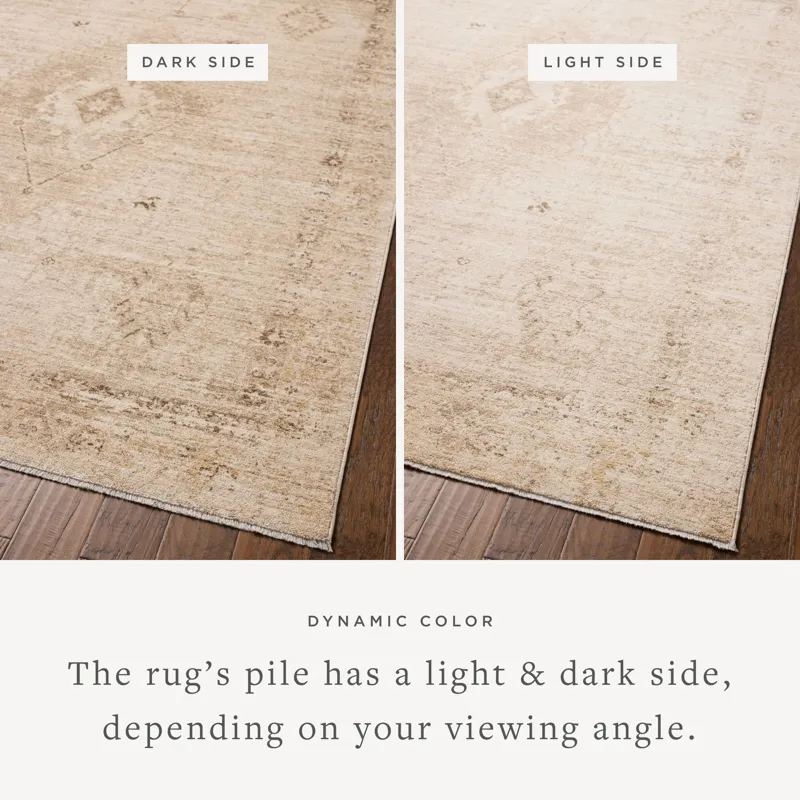 Chris Loves Julia x Loloi Palma Natural / Smoke 2\'-7\" x 7\'-6\" Rug