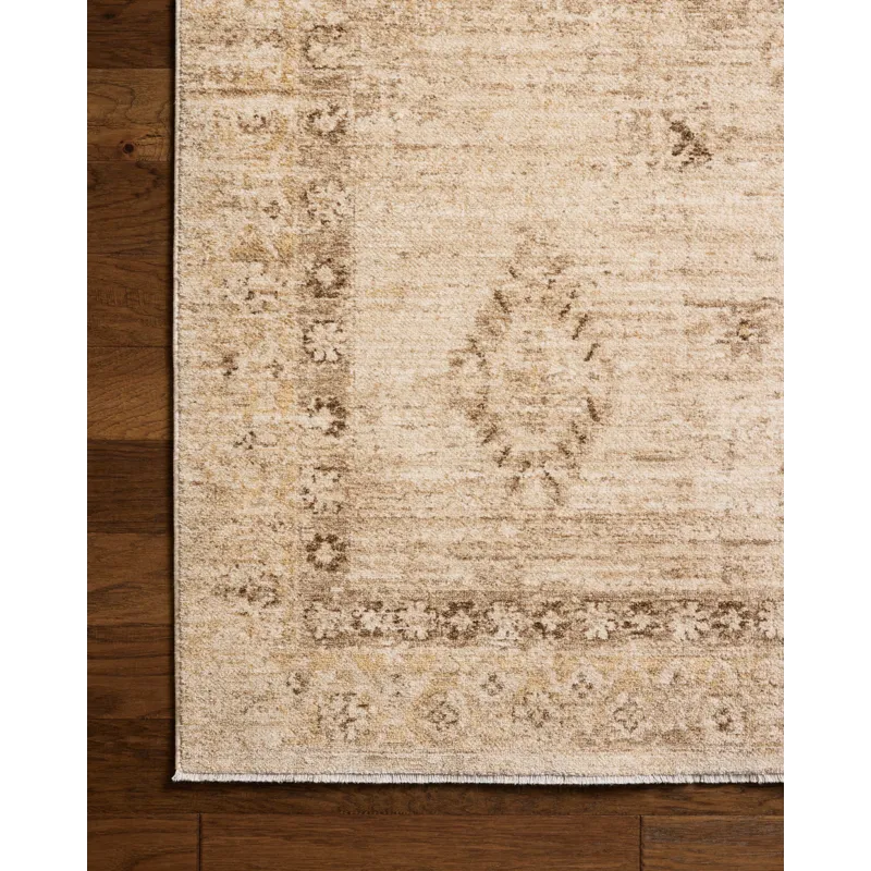 Chris Loves Julia x Loloi Palma Natural / Smoke 2\'-7\" x 7\'-6\" Rug