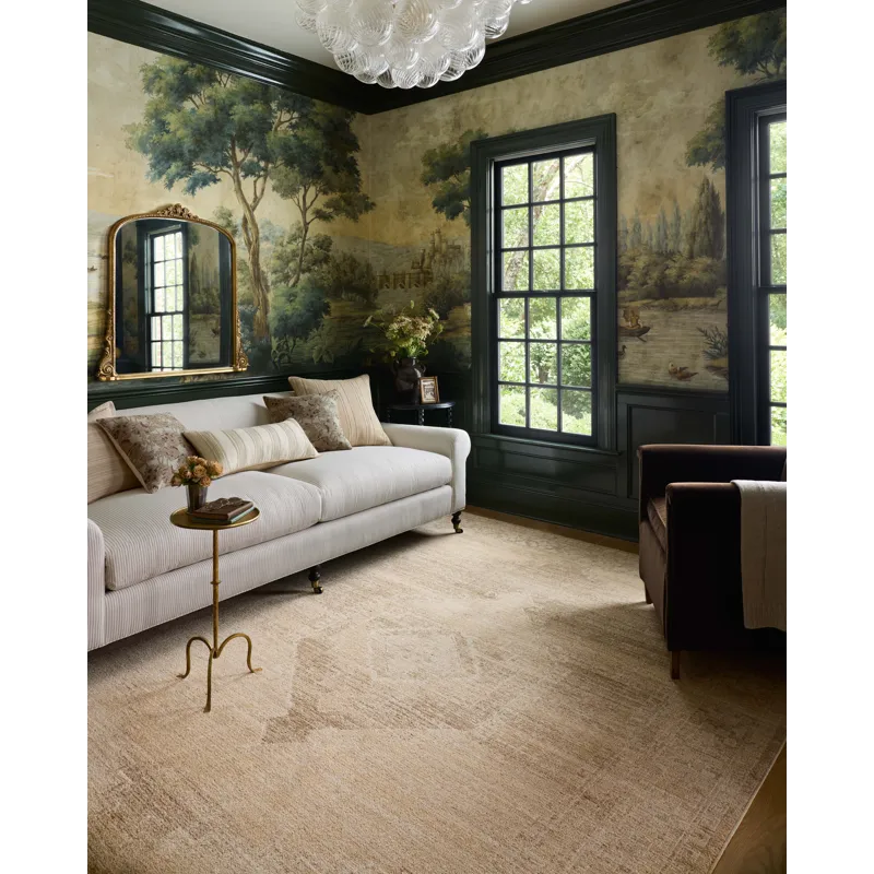 Chris Loves Julia x Loloi Palma Wheat / Taupe 2'-7" x 7'-6" Rug