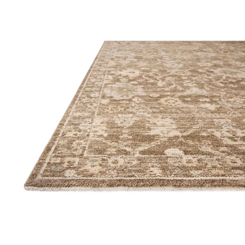 Chris Loves Julia x Loloi Palma Brown / Earth 3\'-6\" x 5\'-6\" Rug