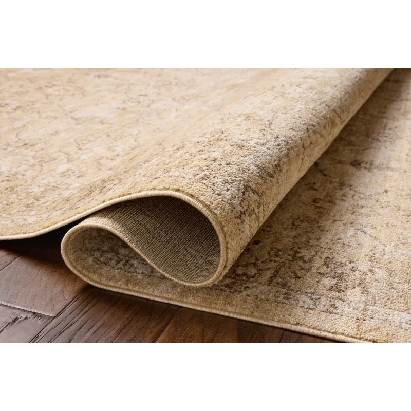 Chris Loves Julia x Loloi Palma Wheat / Bark 2\'-7\" x 7\'-6\" Rug