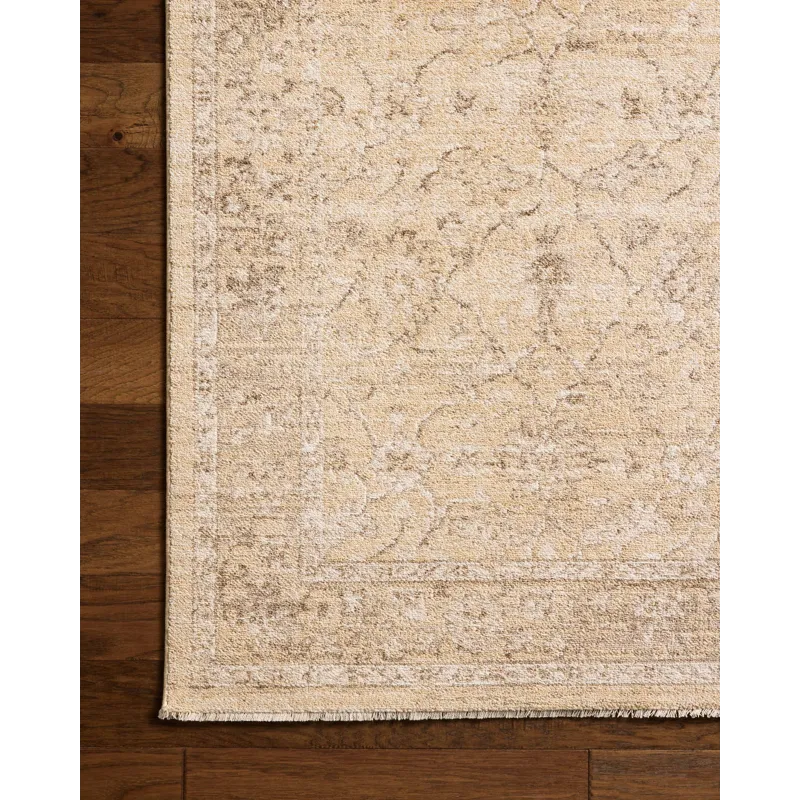 Chris Loves Julia x Loloi Palma Wheat / Bark 2\'-7\" x 7\'-6\" Rug