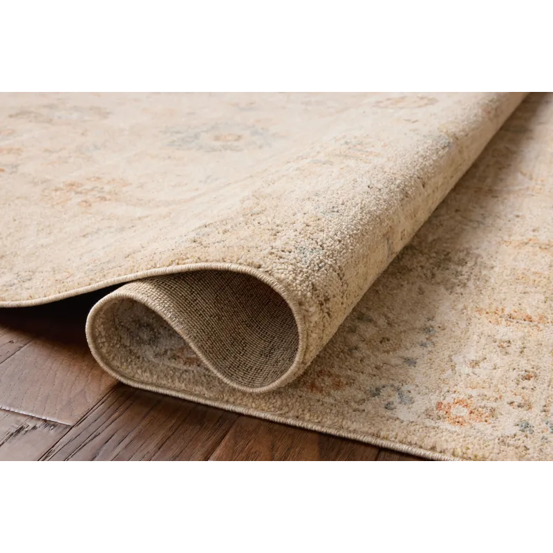 Chris Loves Julia x Loloi Palma Natural / Multi 2\'-7\" x 12\'-0\" Rug
