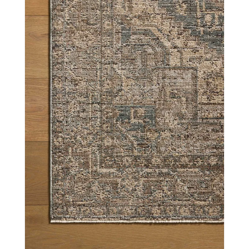 Loloi Priscilla Blue / Bark 2\'-3\" x 3\'-9\" Rug