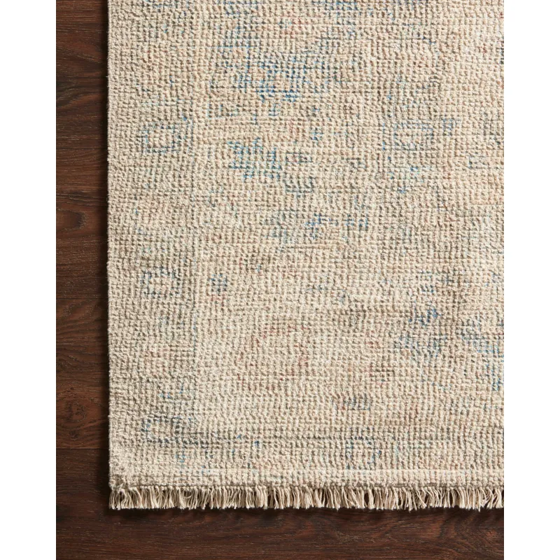 Priya Natural / Blue Rug (7' 9" X 9' 9")
