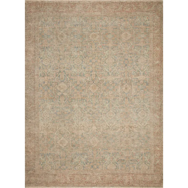 Priya Denim / Rust Rug (7' 9" X 9' 9")