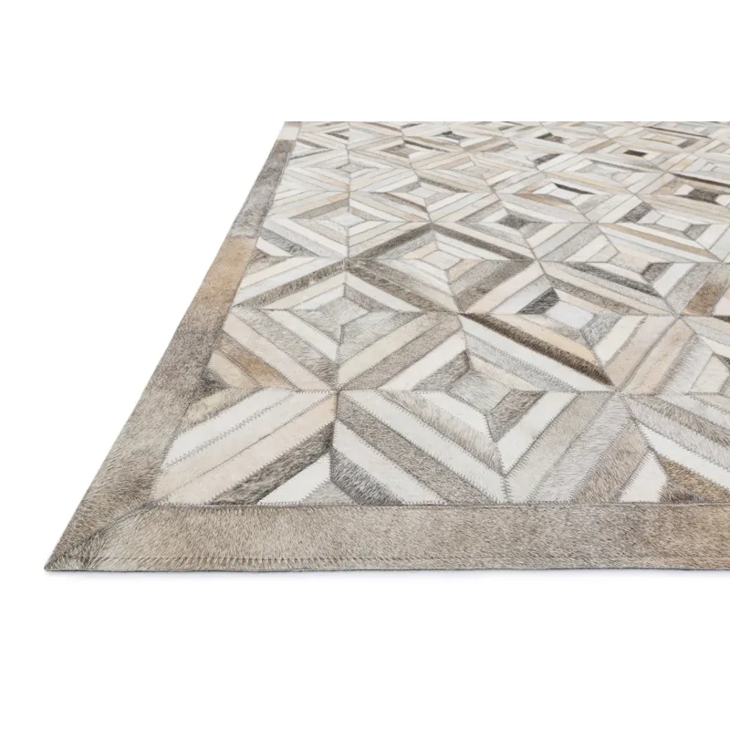 Promenade Ivory / Grey Rug (5' 0" X 7' 6")