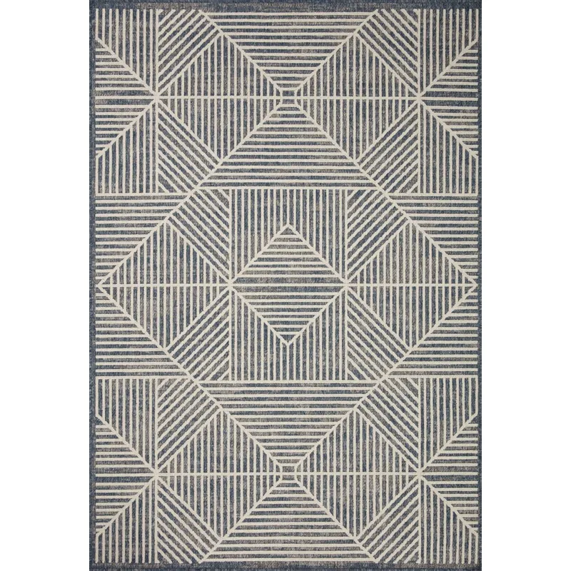 Rainier Denim / Ivory Rug (9' 2" X 12' 2")